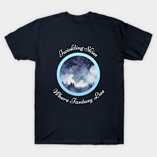 Twinkling Skies: Where Fantasy Lies Tee T-Shirt